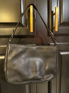 Coach 8148 Black Leather Shoulder Bag